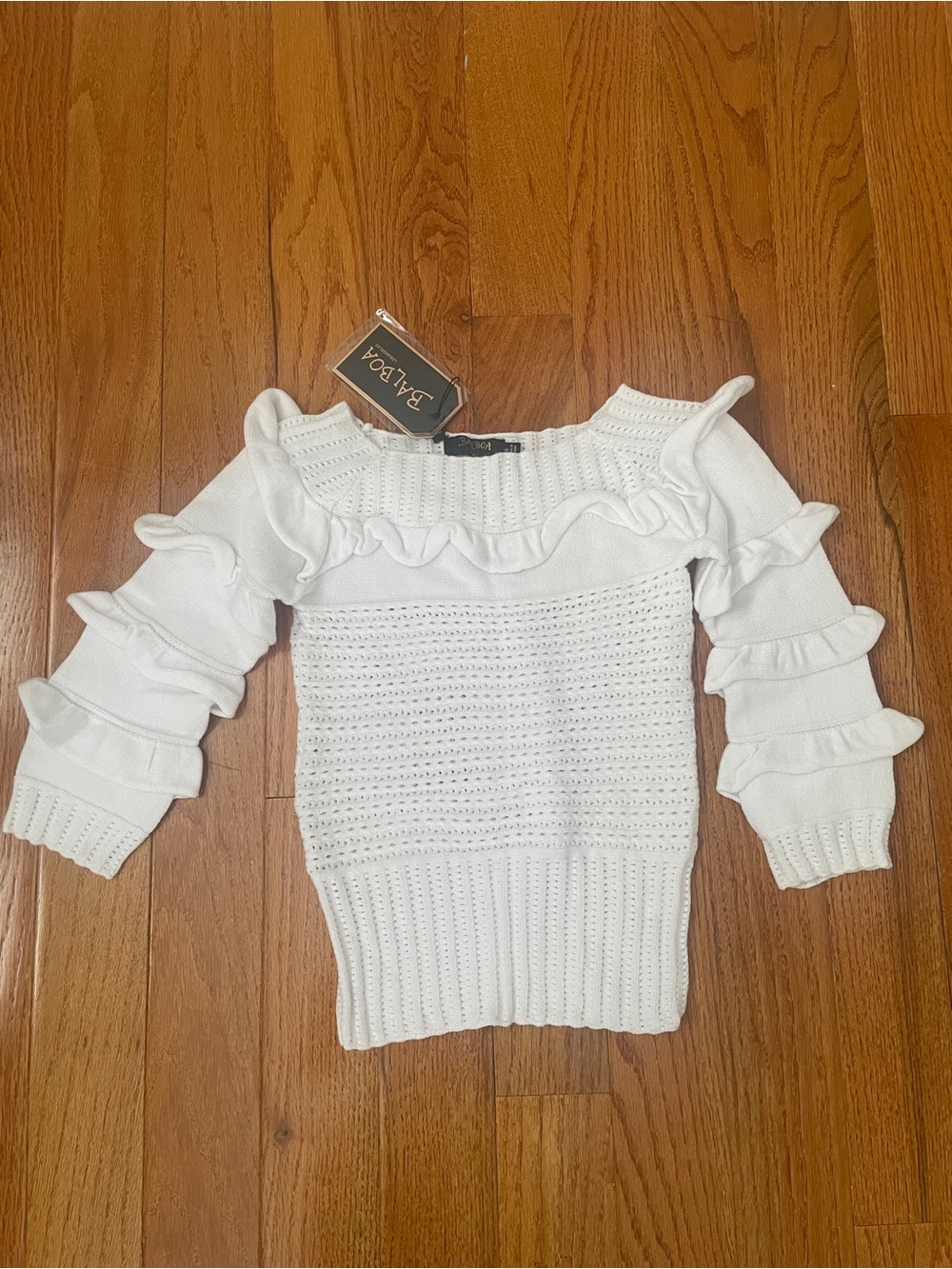 PlRuffle Knit Sweater - Women